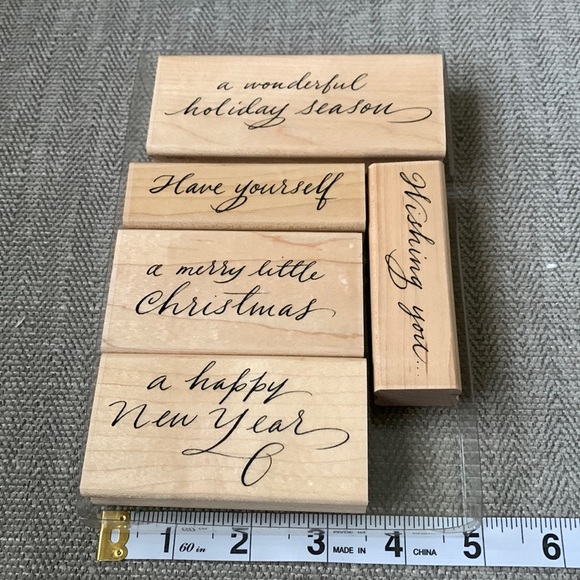 Christmas Wishes S787 stamp set - Picture 1 of 5